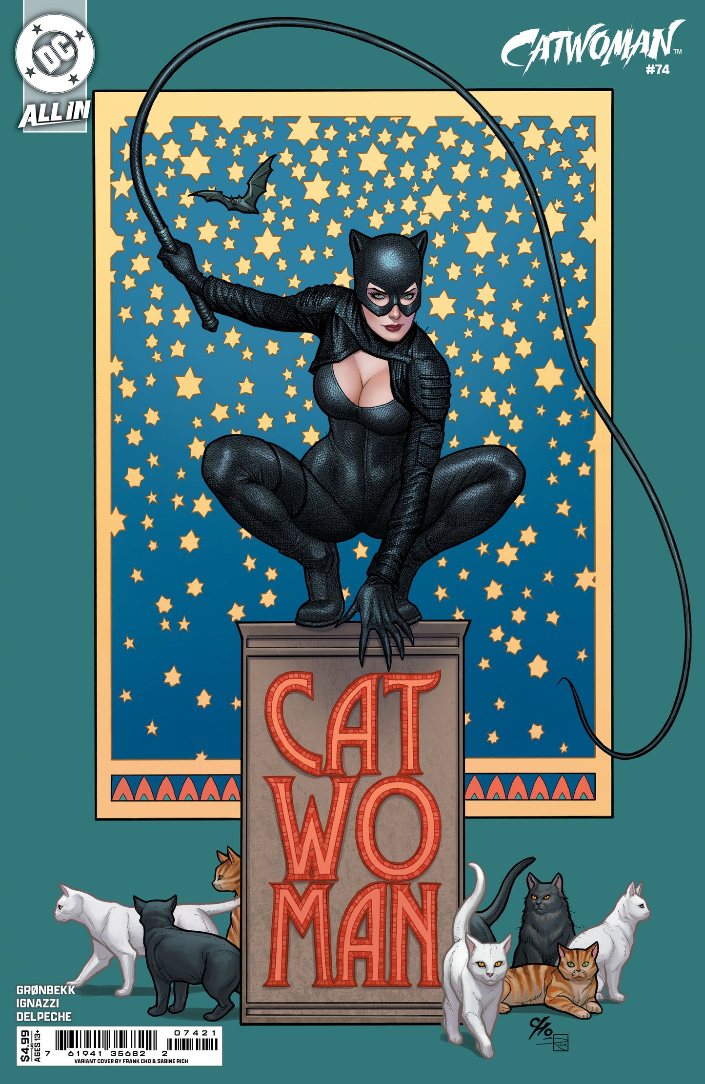 Catwoman #74 B Frank Cho Variant (03/19/2025) Dc