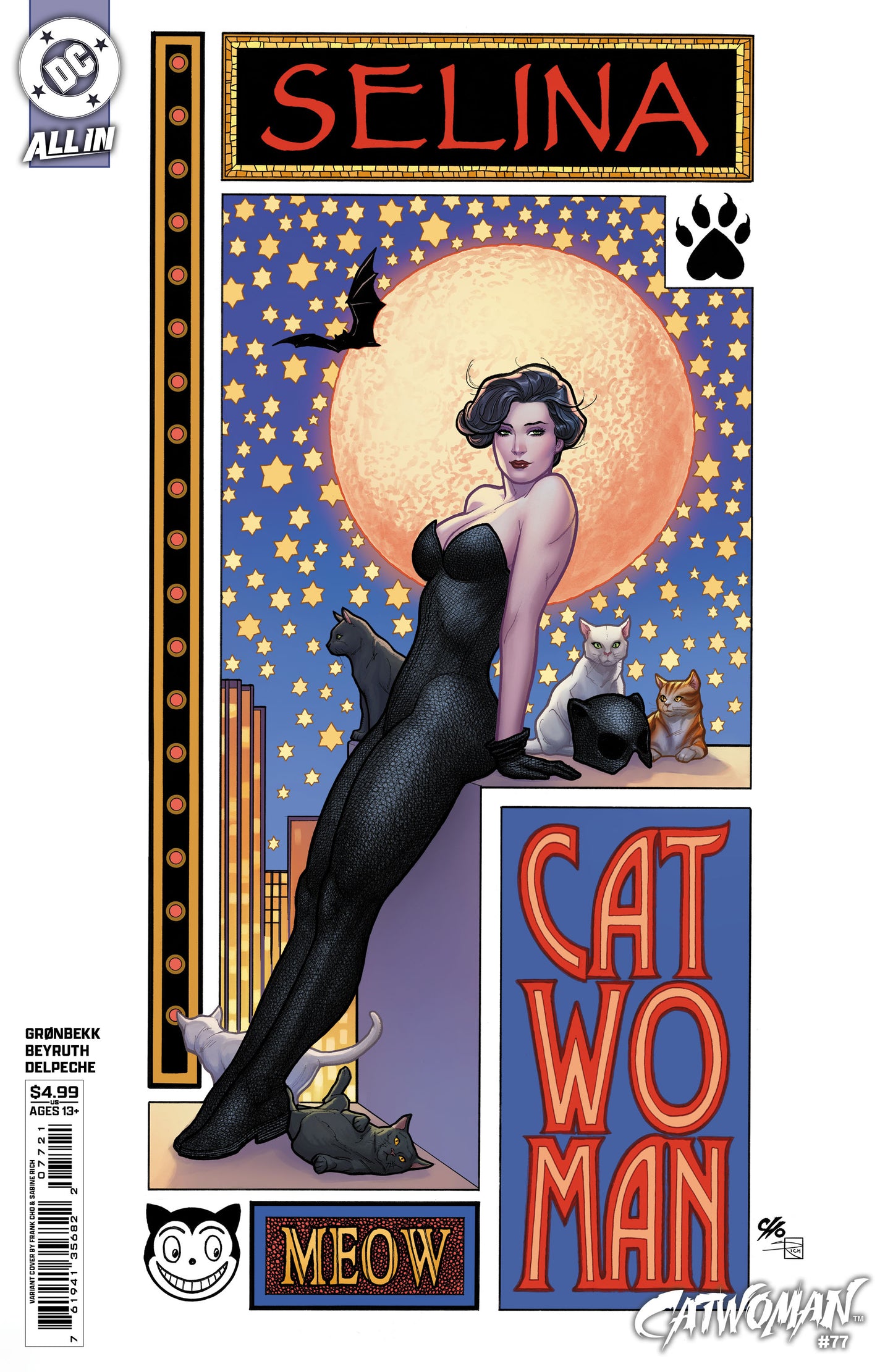 Catwoman #77 B Frank Cho Variant (06/18/2025) Dc