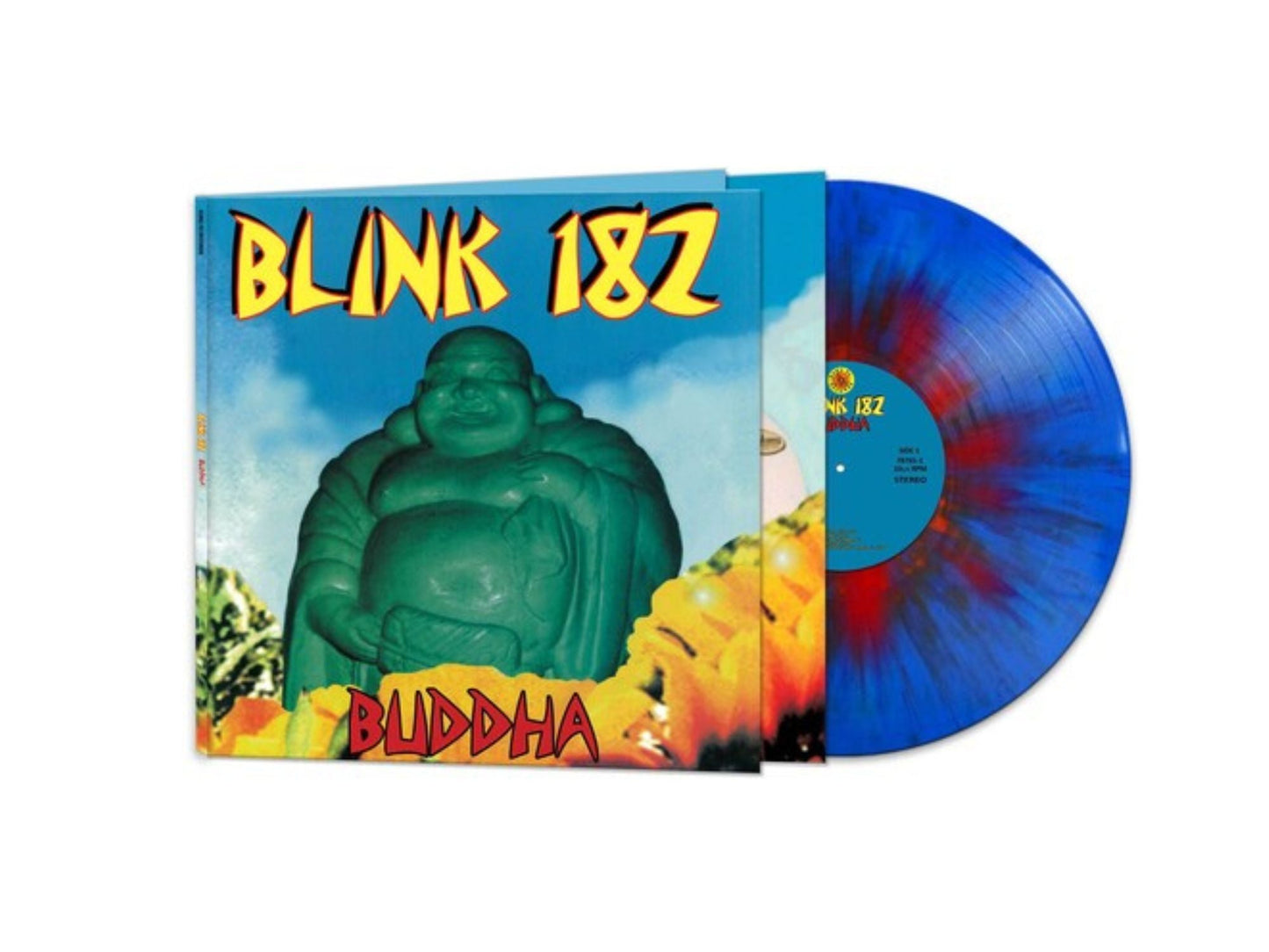 Blink- 182 - Buddha (Limited Edition Blue & Red Splatter Colored Vinyl)