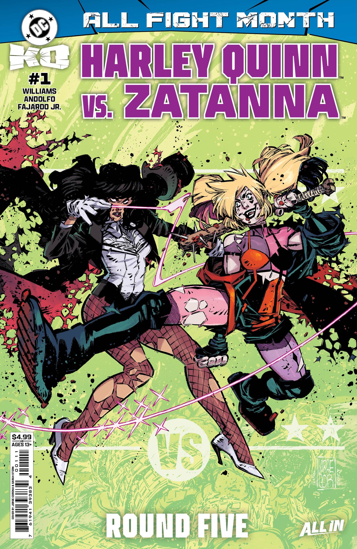 Dc K.O. Harley Quinn Vs Zatanna #1 (One Shot) A Jorge Corona Leah Williams (12/17/2025) Dc