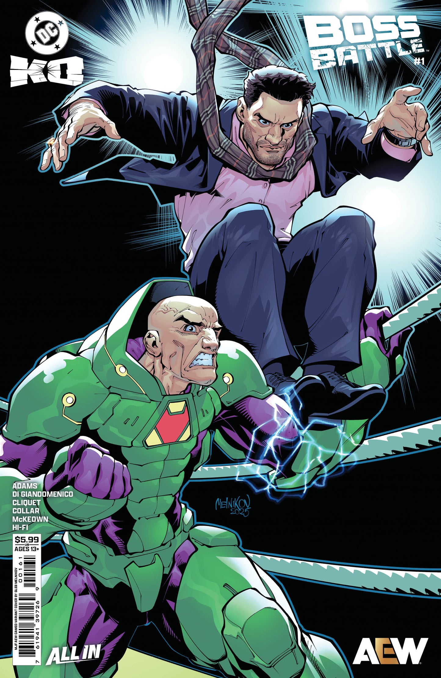 Dc K.O. Boss Battle #1 (One Shot) F Gleb Melnikov Variant (02/04/2026) Dc - Golden Apple Comics