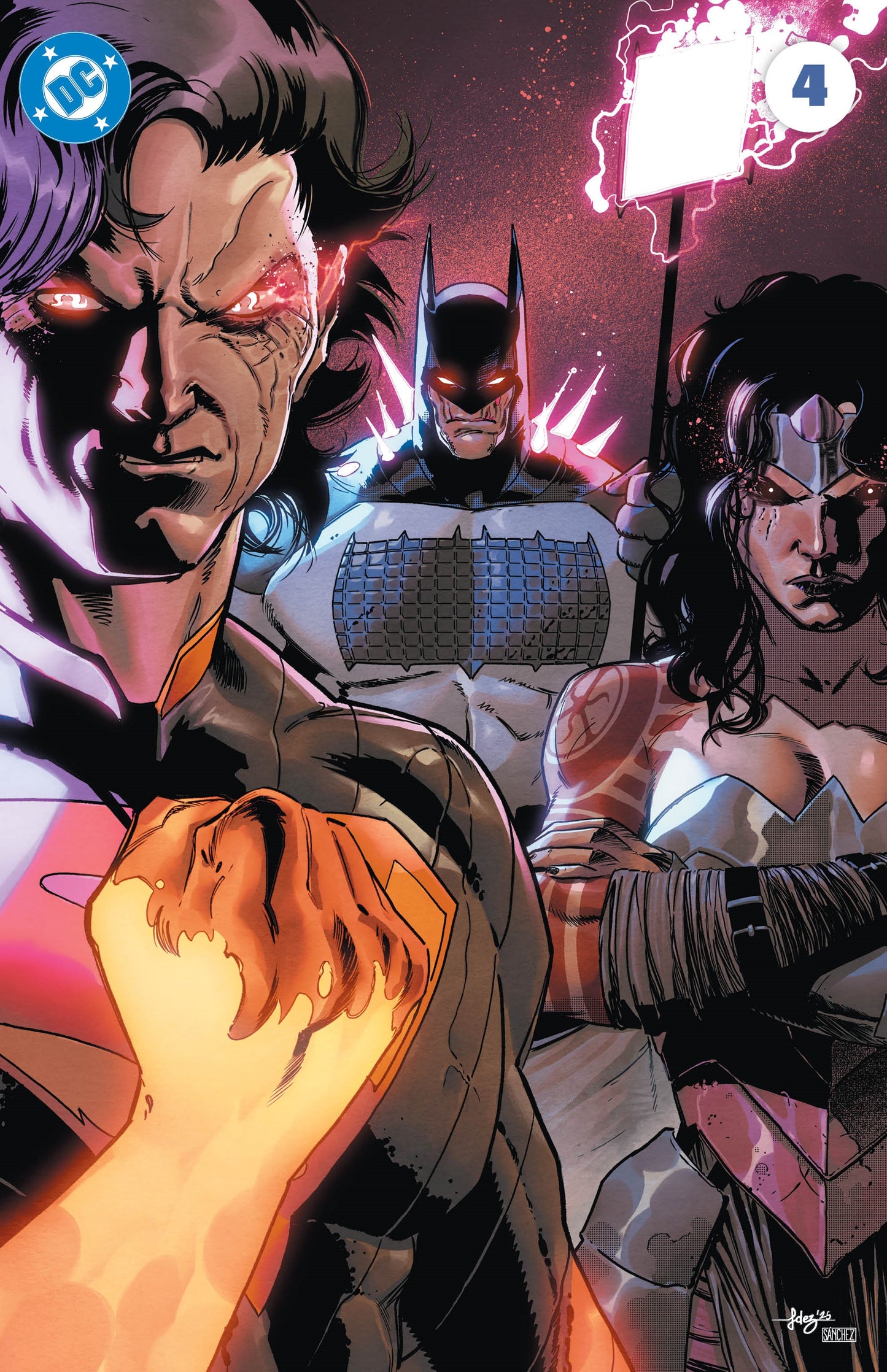 Dc K.O. #4 (Of 5) A Javier Fernandez Acetate Scott Snyder Absolute Batman Superman Wonder Woman (02/11/2026) Dc