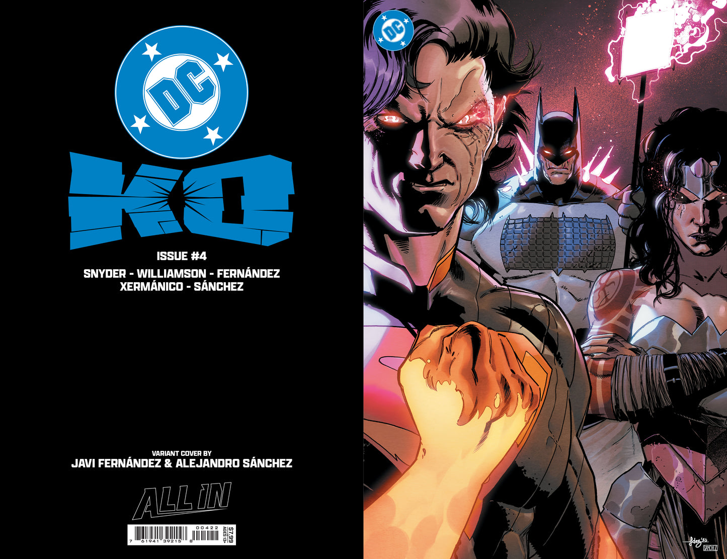 Dc K.O. #4 (Of 5) J Javier Fernandez Foil Variant (02/11/2026) Dc