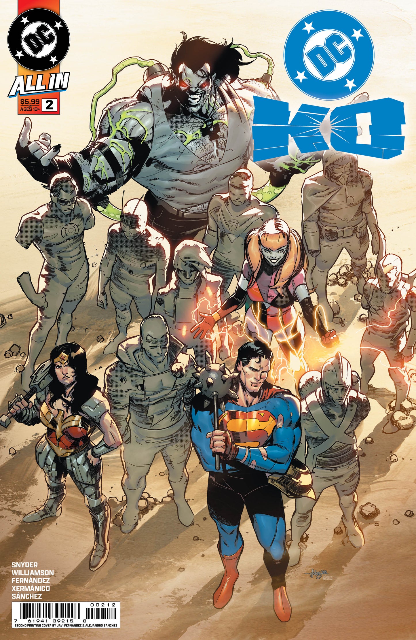 Dc K.O. #2 (Of 4) 2nd Print A Javier Fernandez Variant (04/29/2026) Dc - Golden Apple Comics