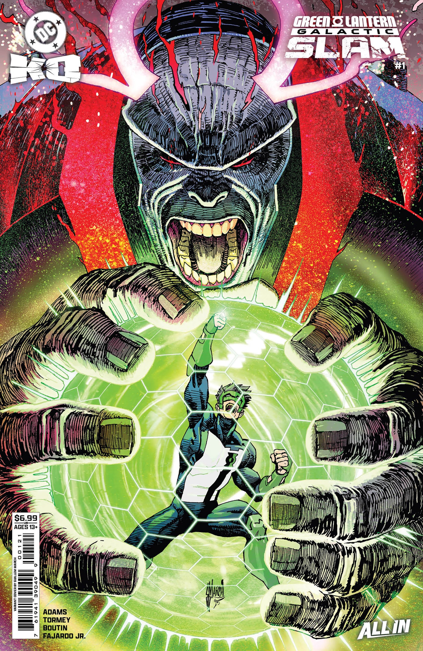 Dc K.O. Green Lantern Galactic Slam #1 (One Shot) B Guillem March Variant (01/21/2026) Dc