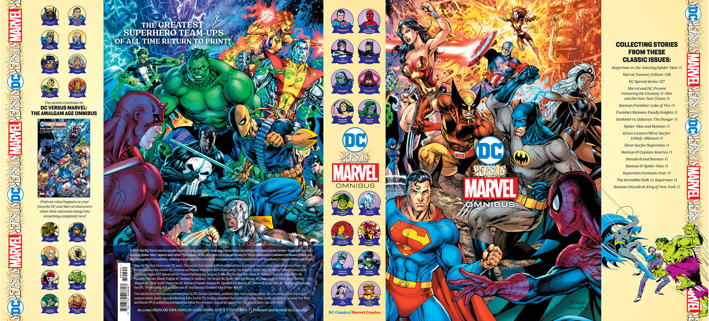 Dc Versus Marvel Omnibus Hc DM Exclusive Jim Lee & Scott Williams Wraparound Var (10/29/2024) DC