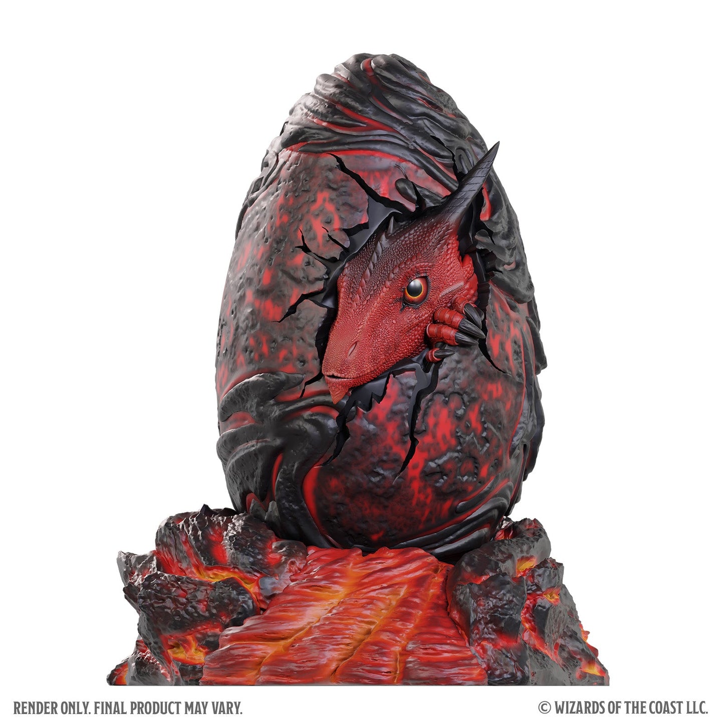 D&D: Replicas of the Realms - Red Dragon Egg - Golden Apple Comics