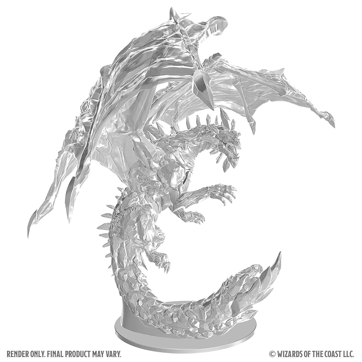 D&D: Nolzur's Marvelous Unpainted Miniatures - Adult Amethyst Dragon - Golden Apple Comics