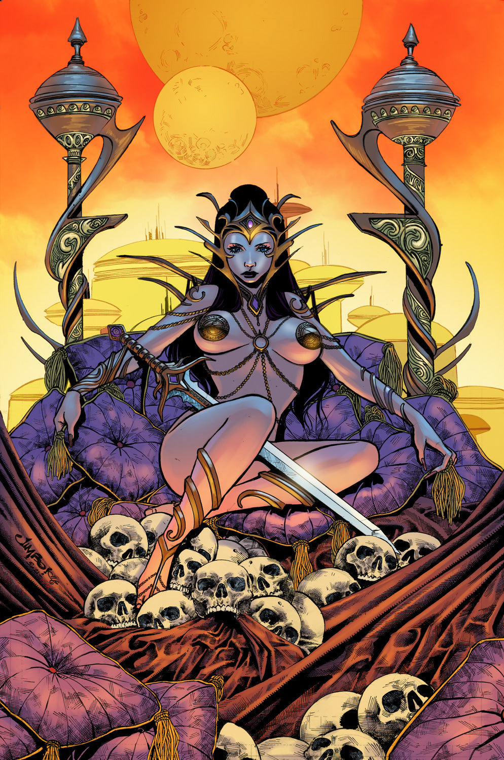 Dejah Thoris Vs John Carter Of Mars #1 Unknown Comics Jimbo Salgado Exclusive Virgin Var (07/21/2021) - Golden Apple Comics