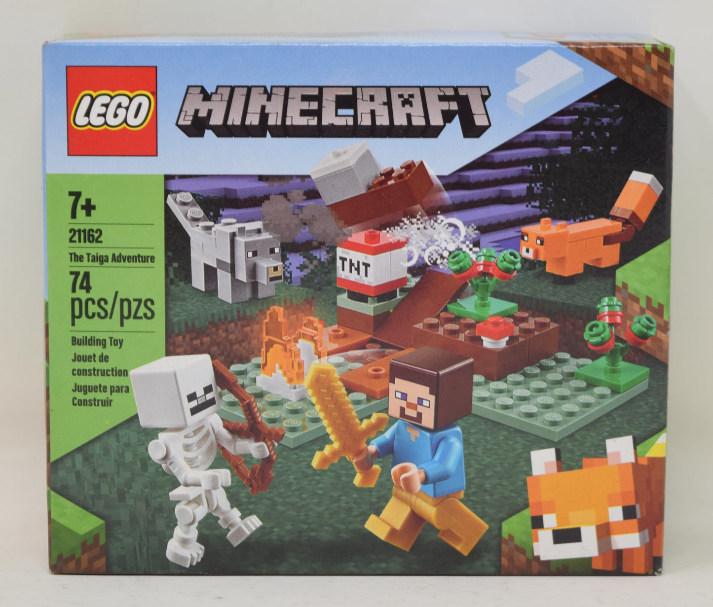 Lego Minecraft Taiga Adventure Set 21162 New