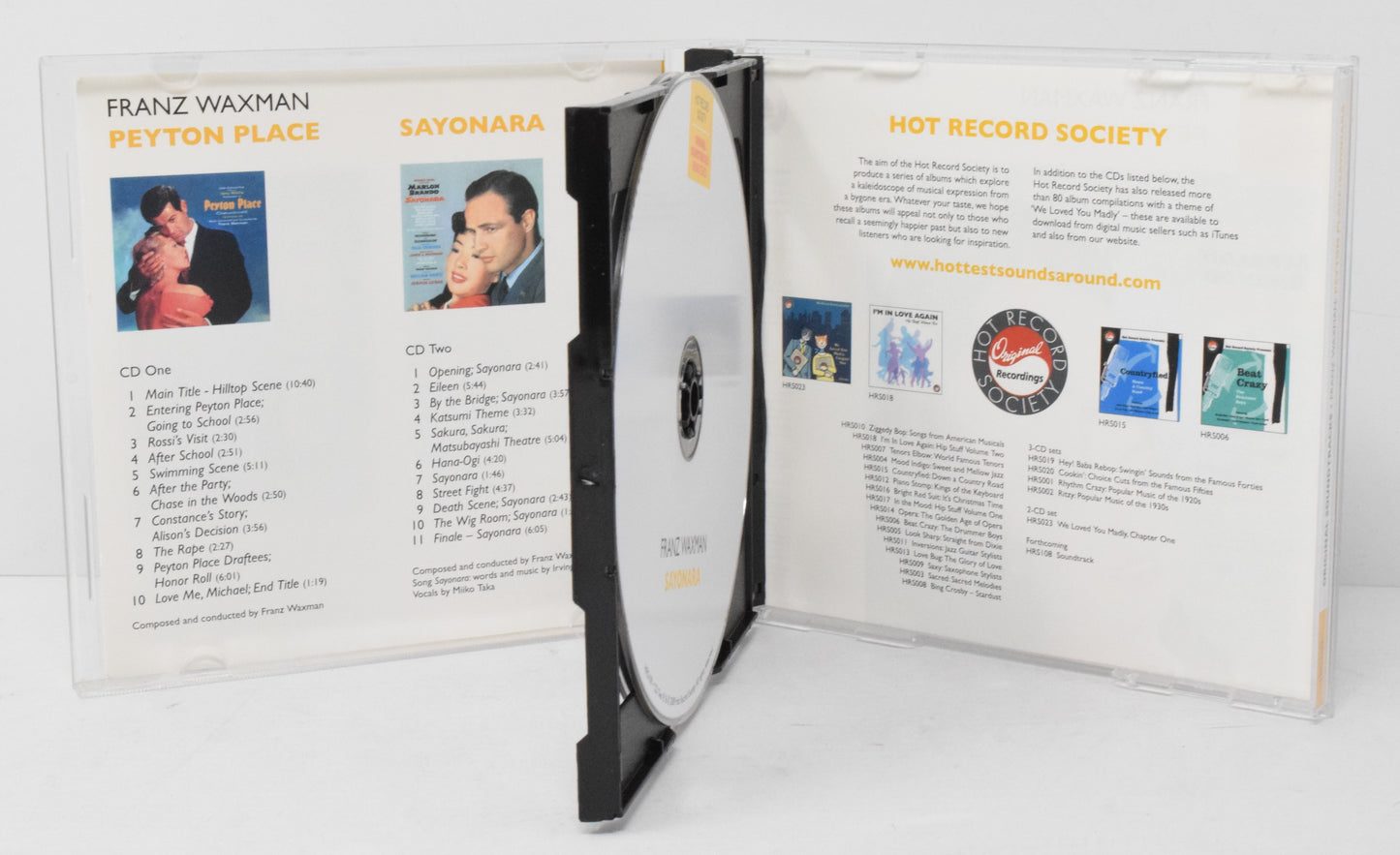 Peyton Place Sayonara Soundtrack CD Franz Waxman