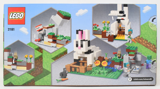 Lego Minecraft Rabbit Ranch Set 21181 NIB New