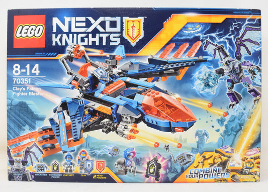 Lego Nexo Knights Clay's Falcon Fighter Blaster Set 70351 NIB New