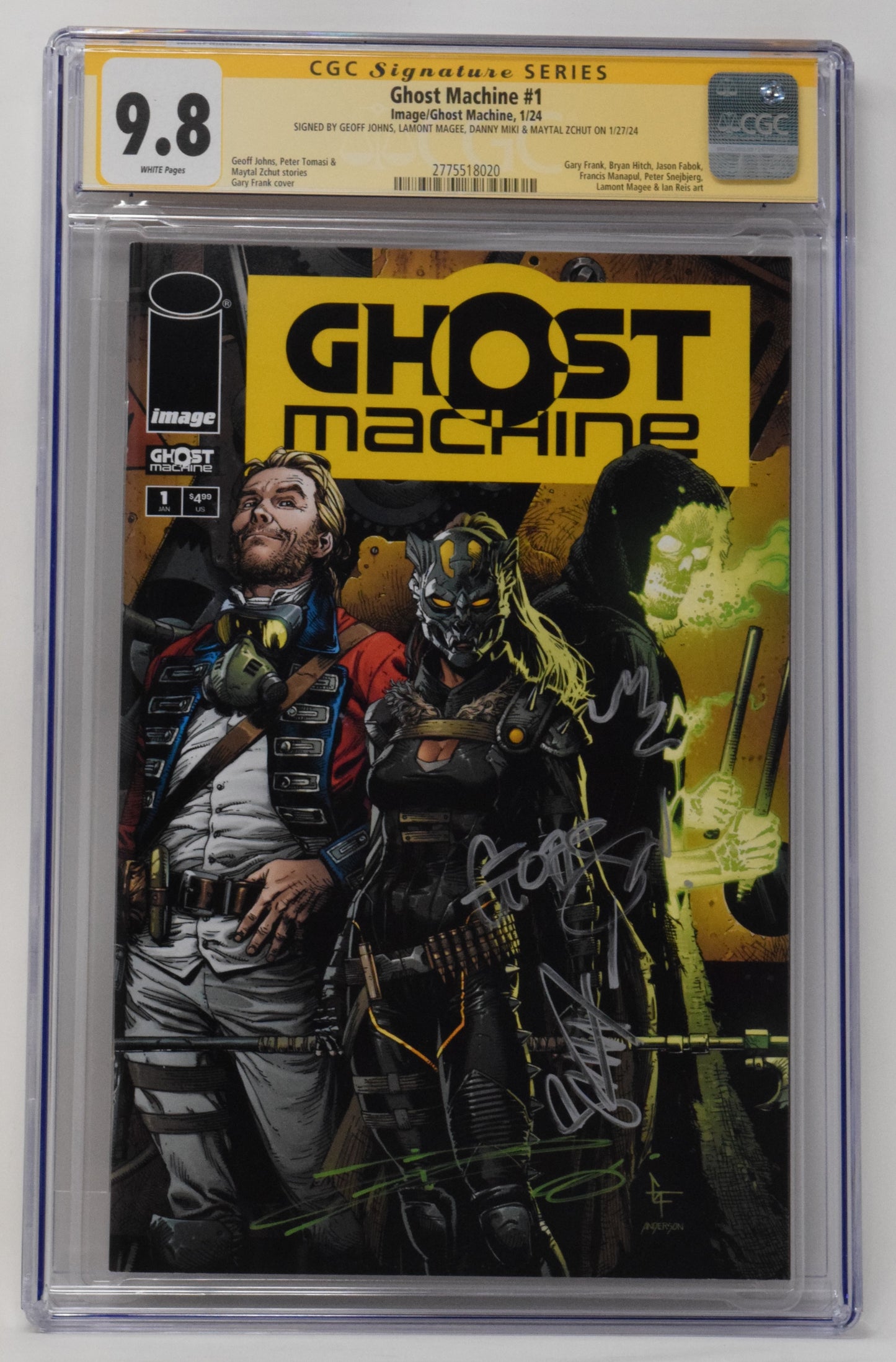 Ghost Machine (One Shot) A Gary Frank SIGNED Geoff Johns (01/24/2024) Image