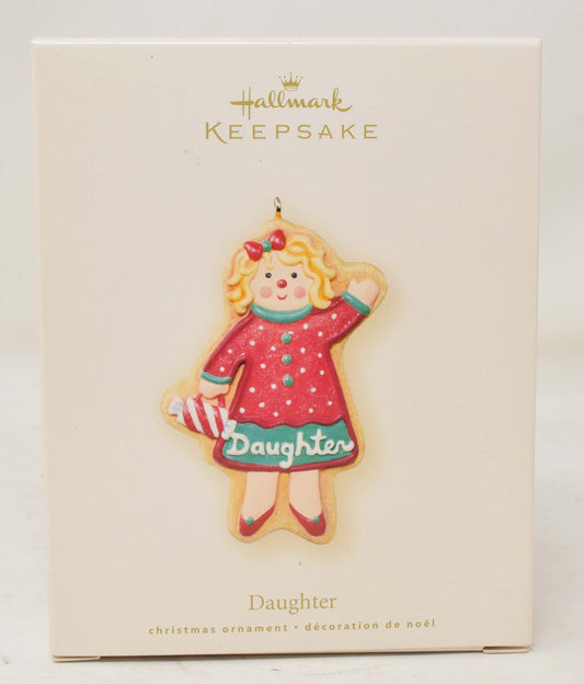 Hallmark Keepsake Ornament Daughter Cookie Gingerbread Christmas Tree 2007 NIB