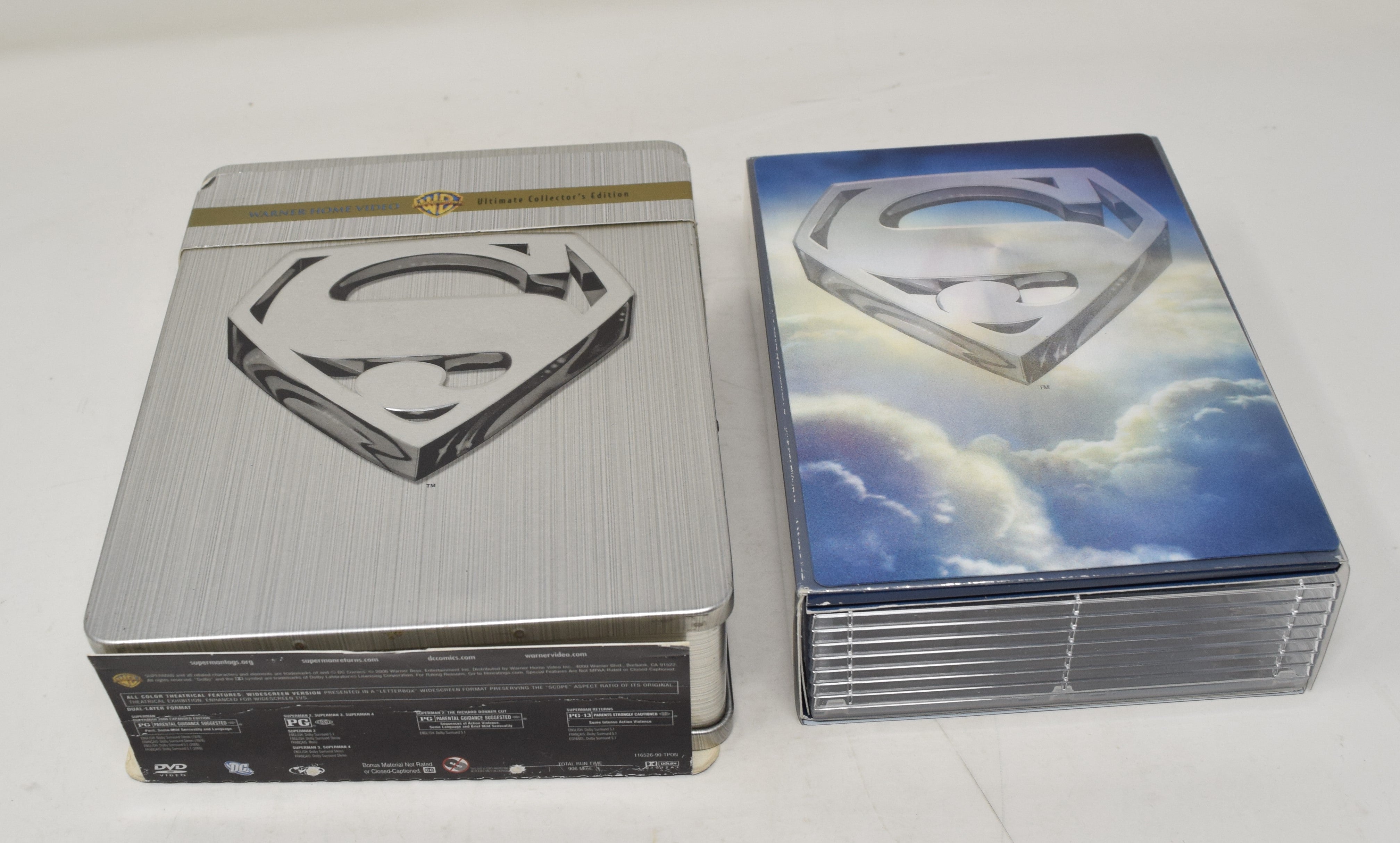 Dvd Superman Kit 4 Filmes De Coleção Novo Lacrado Dc Comics