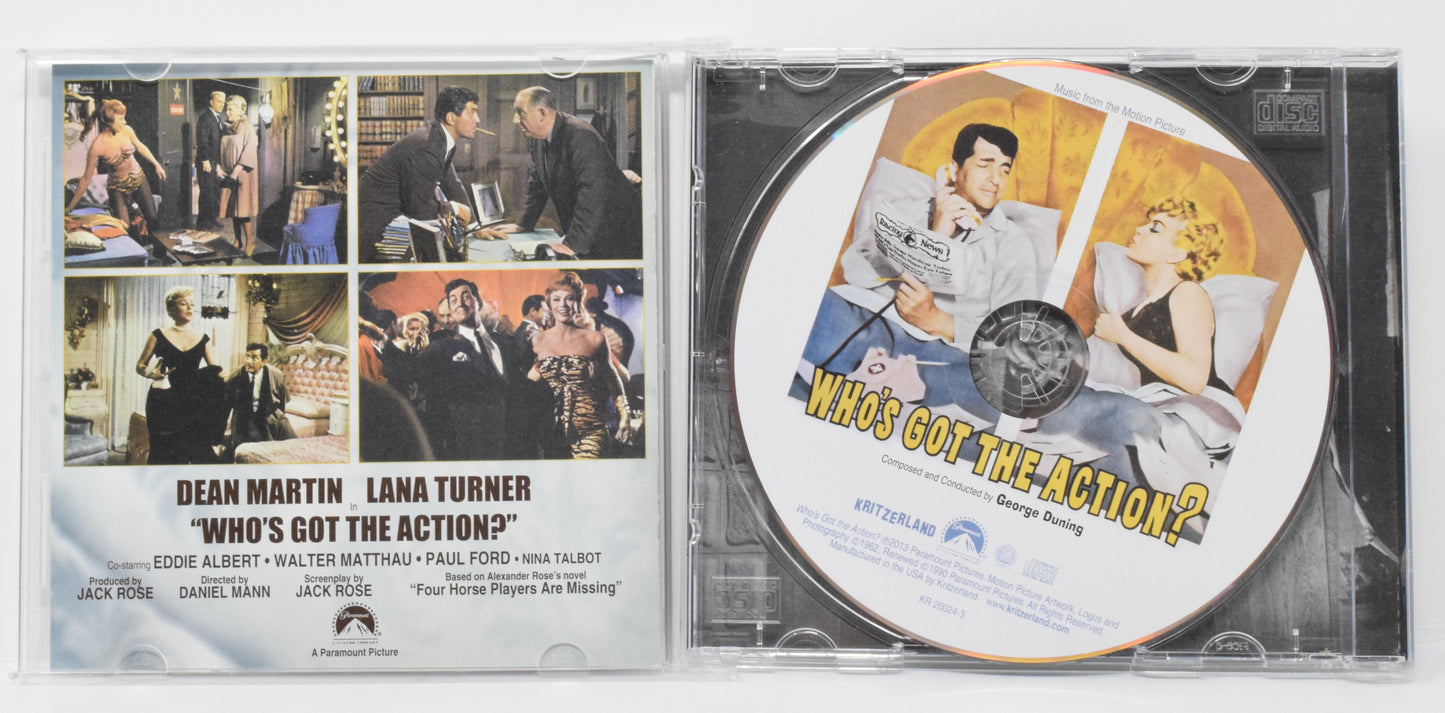 Who's Got The Action Soundtrack CD George Duning LTD 1000 - Golden Apple Comics