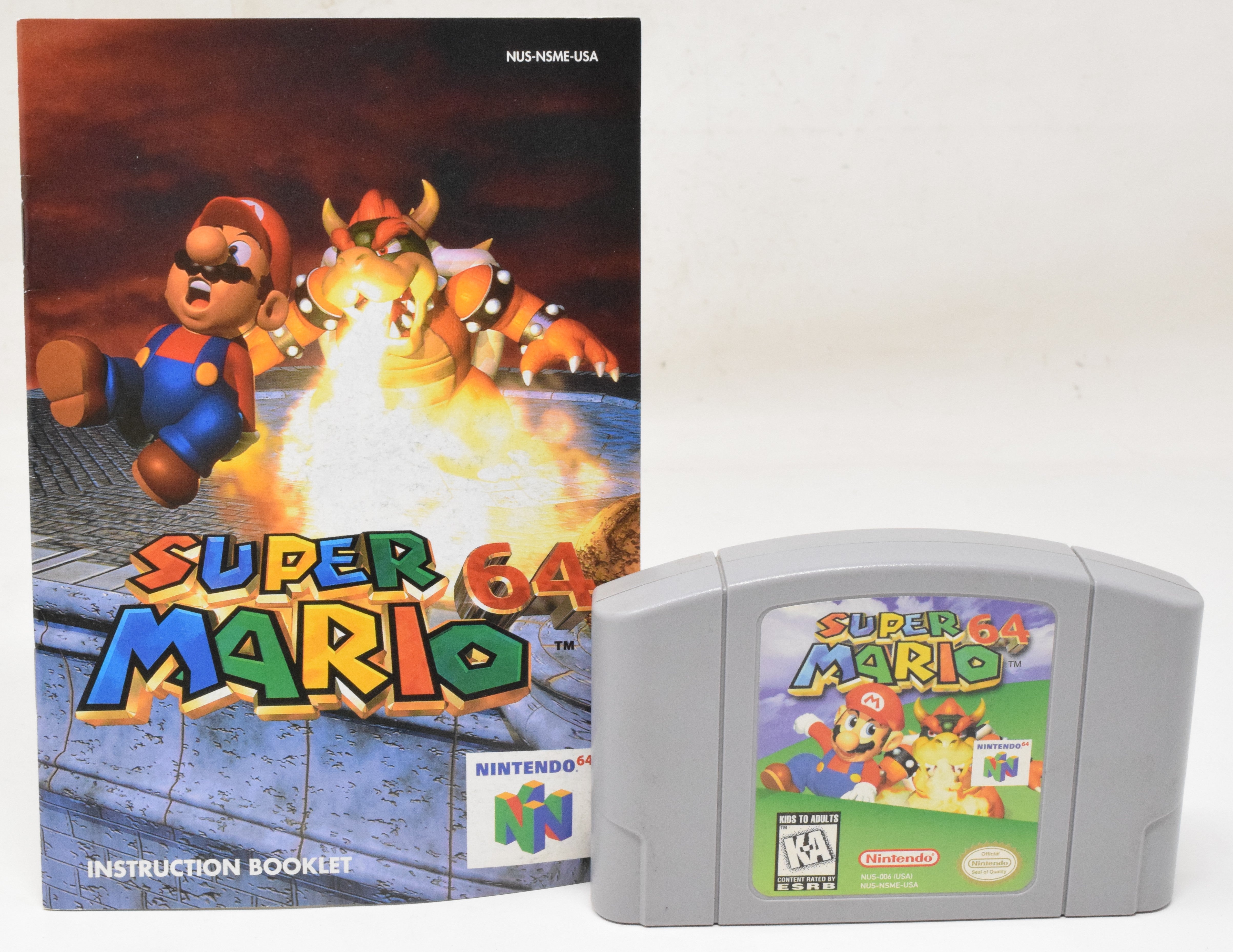 Paper Mario for Nintendo 64 Manual popular