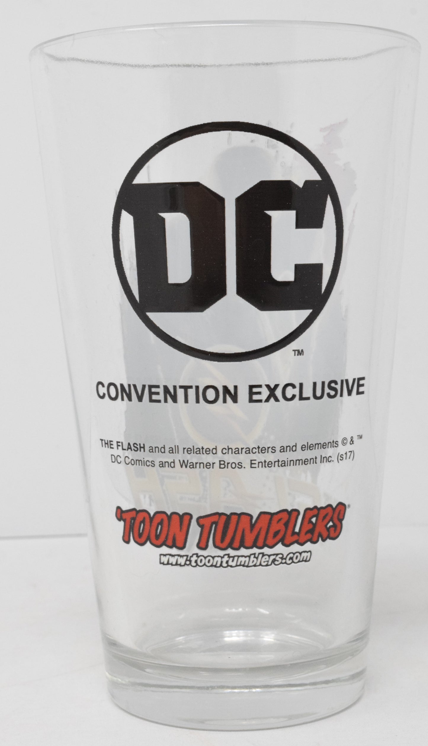DC The Flash Glass Cup Convention Exclusive New