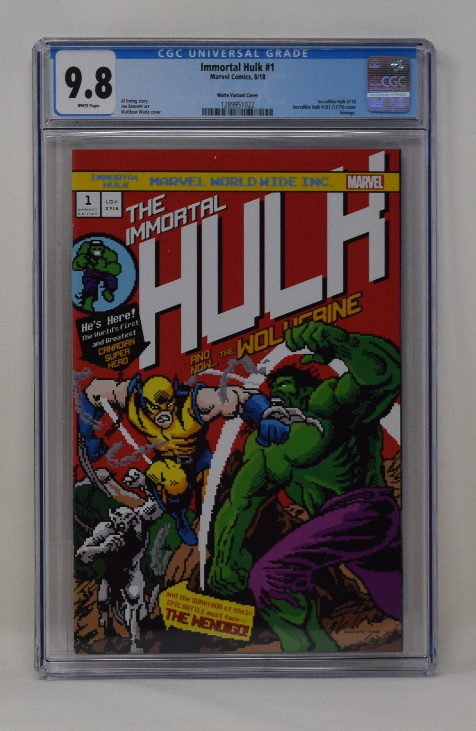 Immortal Hulk #4 CGC popular 9 .8