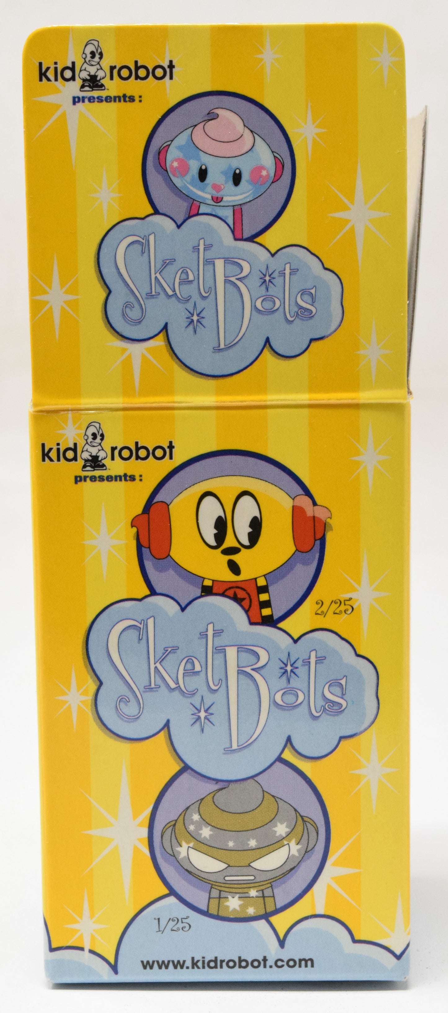 Kidrobot Sketbots Green Silver Vinyl Figure