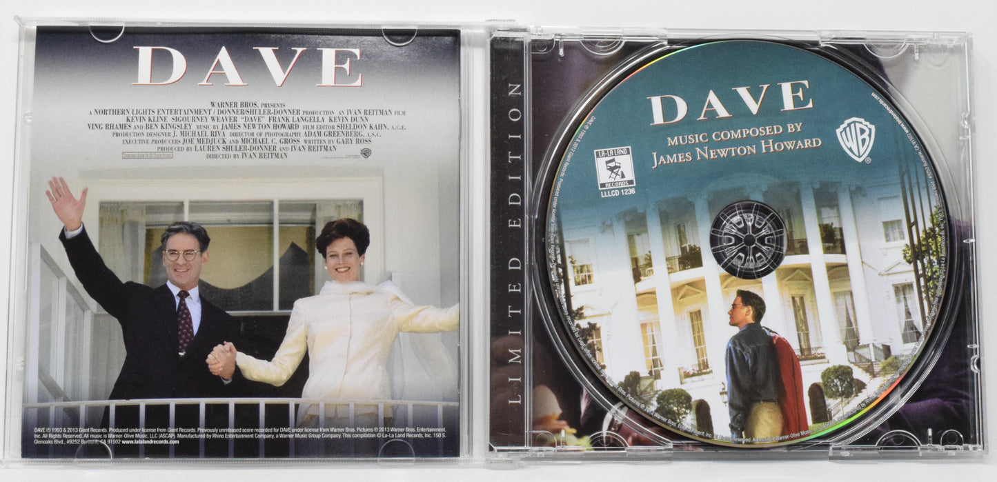 Dave Soundtrack CD James Newton Howard Expanded Archival LTD 3000 - Golden Apple Comics
