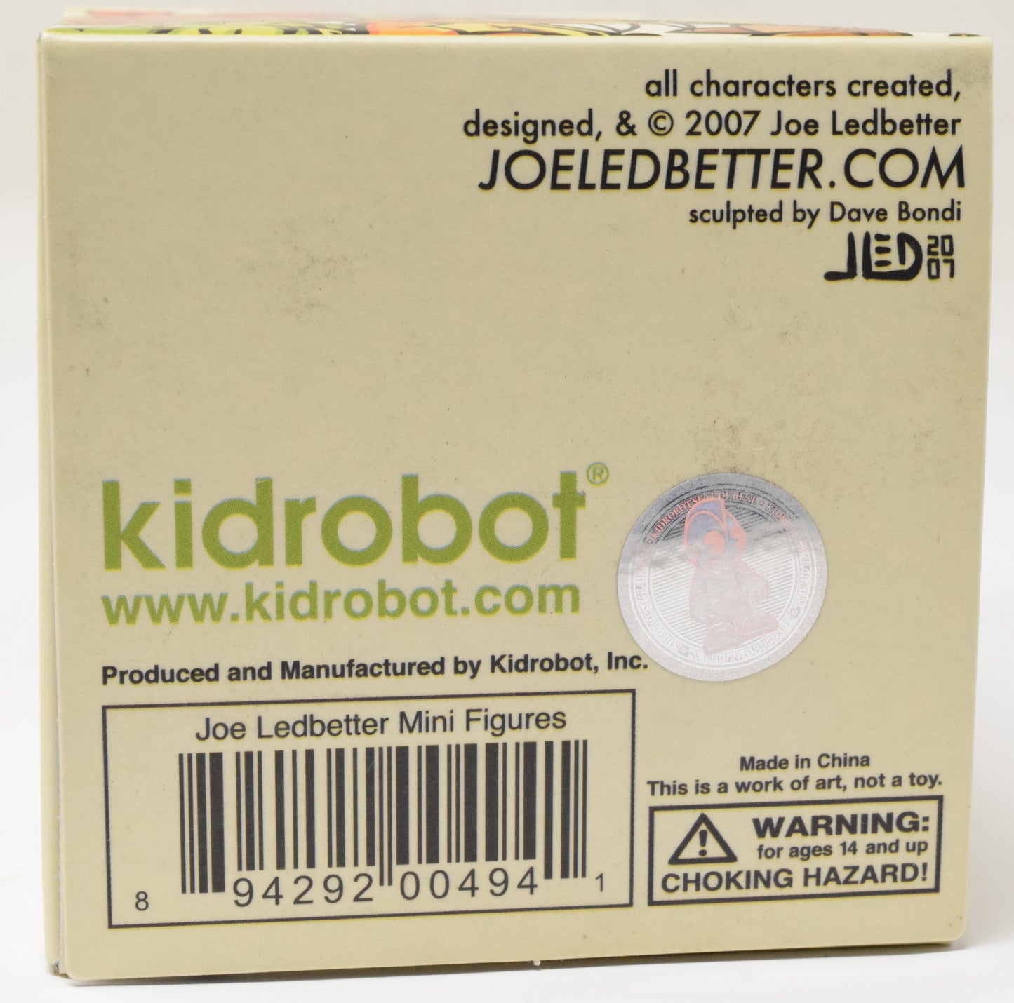 Kidrobot Finders Keepers Joe Ledbetter Thrash Vinyl Figure