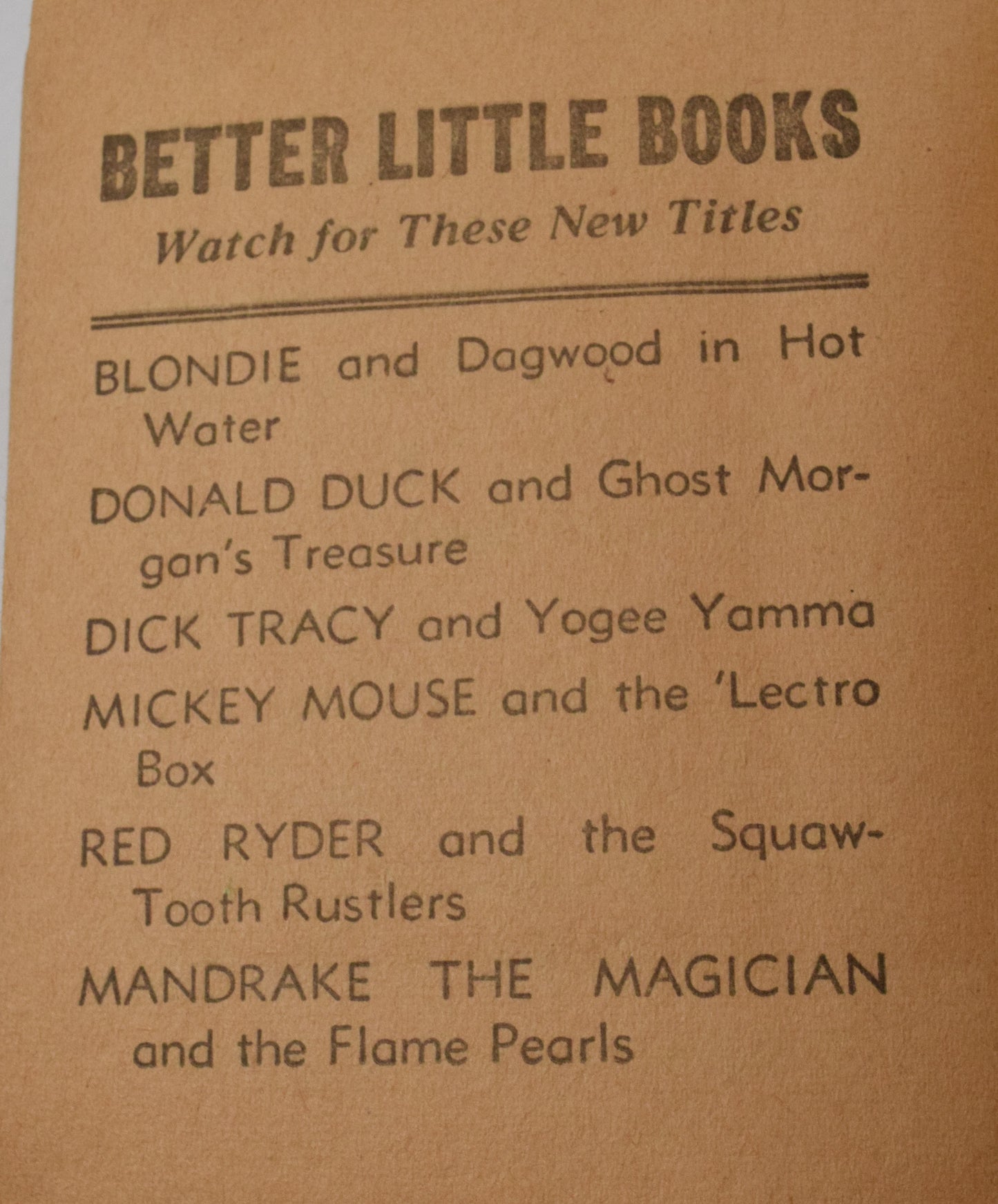 Dick Tracy And Yogee Yamma 1412 Better Little Book Whitman 1946 FN - Golden Apple Comics