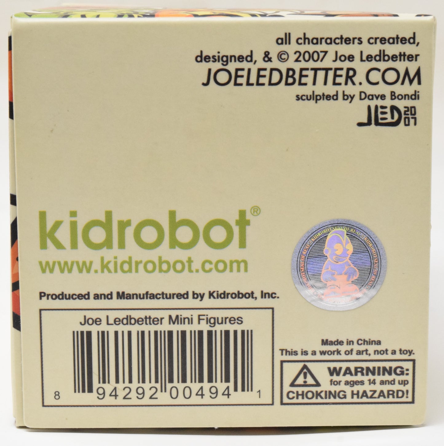 Kidrobot Finders Keepers Joe Ledbetter Teeter Vinyl Figure