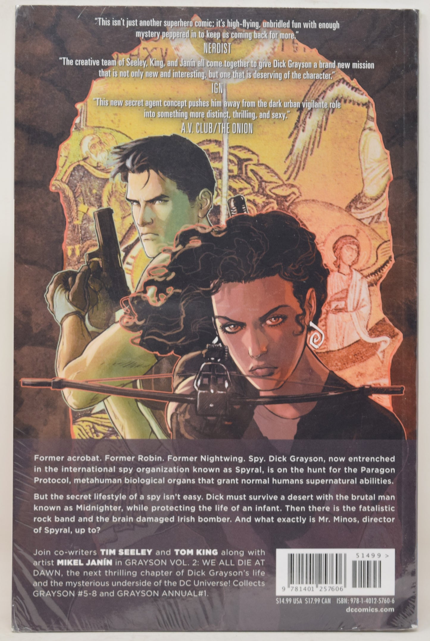 Grayson Vol 2 We All Die At Dawn TP DC 2016 NM New - Golden Apple Comics