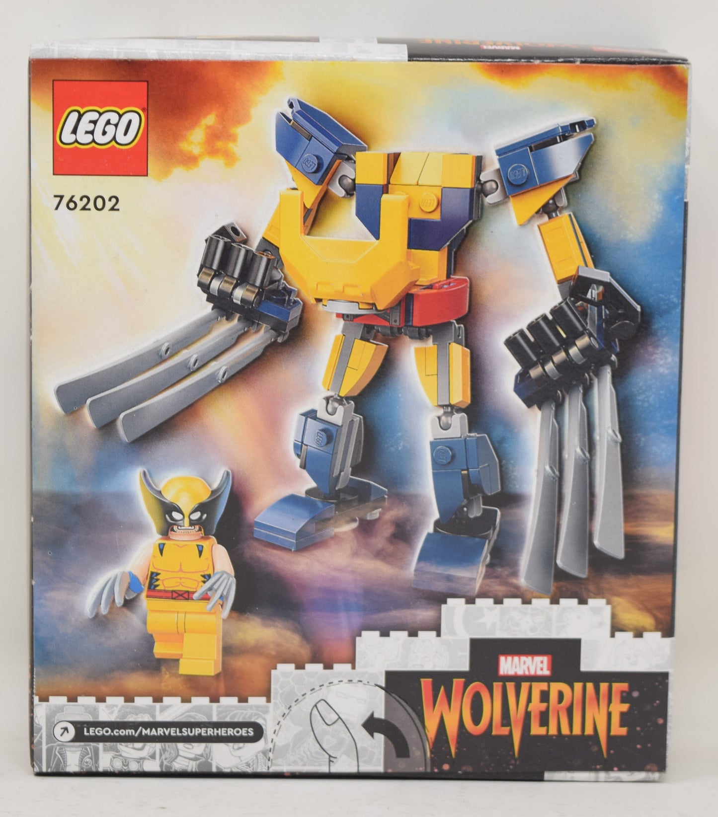 Lego X-Men Wolverine Mech Armor Figure Set 76202 New