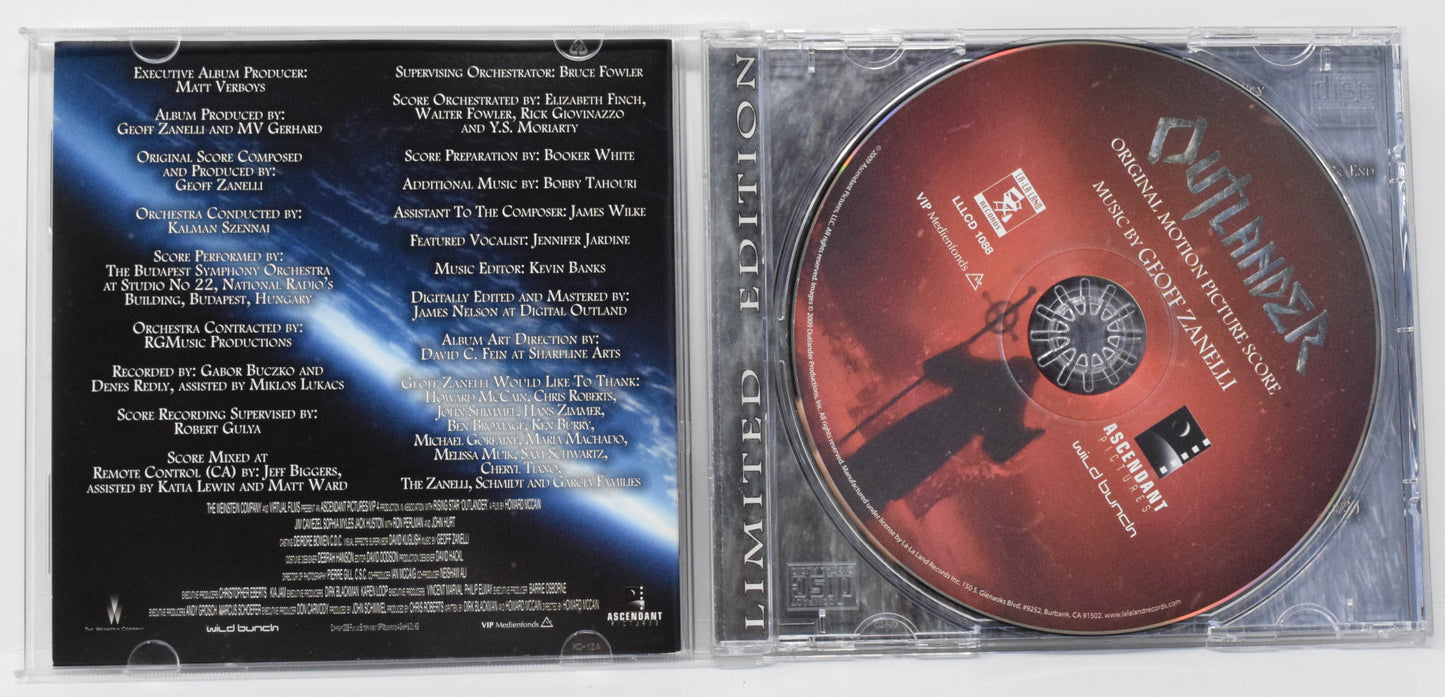 Outlander Soundtrack CD Geoff Zanelli La La Land LTD 1500 - Golden Apple Comics