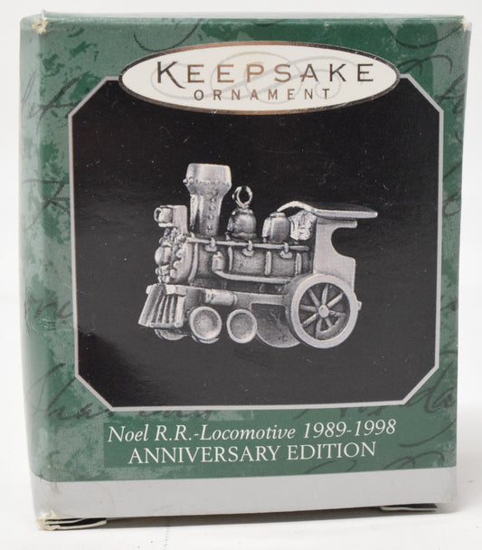 Hallmark Keepsake Noel RR Locomotive Train Christmas Ornament 1998 NIB New