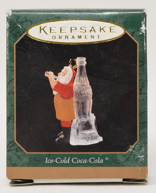 Hallmark Keepsake Ice Cold Coca Cola Santa Christmas Ornament 1997 NIB New
