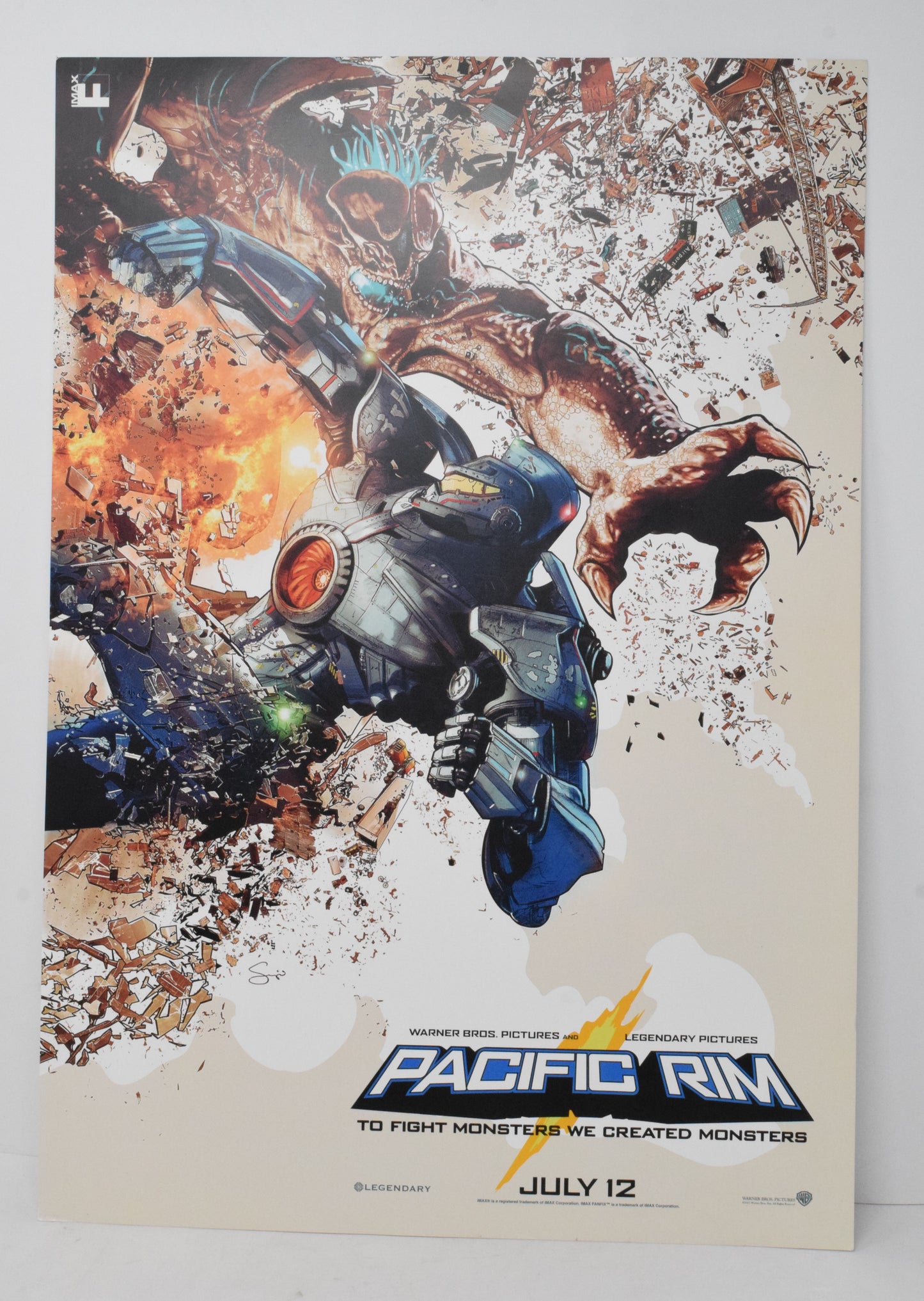 Pacific Rim Movie Poster IMAX Mondo 13.5 x 19.5 Promo