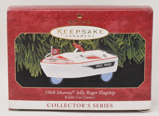 Hallmark Keepsake 1968 Murray Jolly Roger Flagship Boat Christmas Ornament 1999 NIB