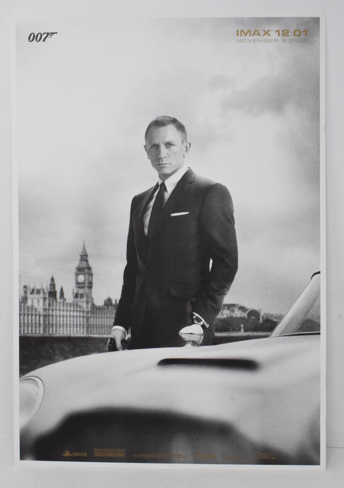 James Bond 007 Skyfall Movie Poster IMAX 12:01 13.5 x 20