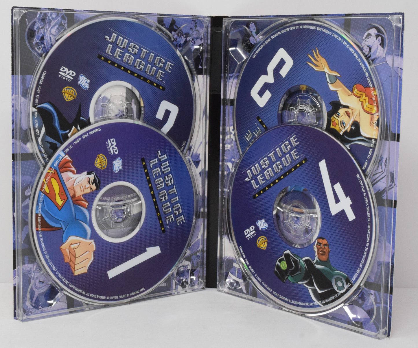 Justice League Unlimted Season One DVD 4 Discs