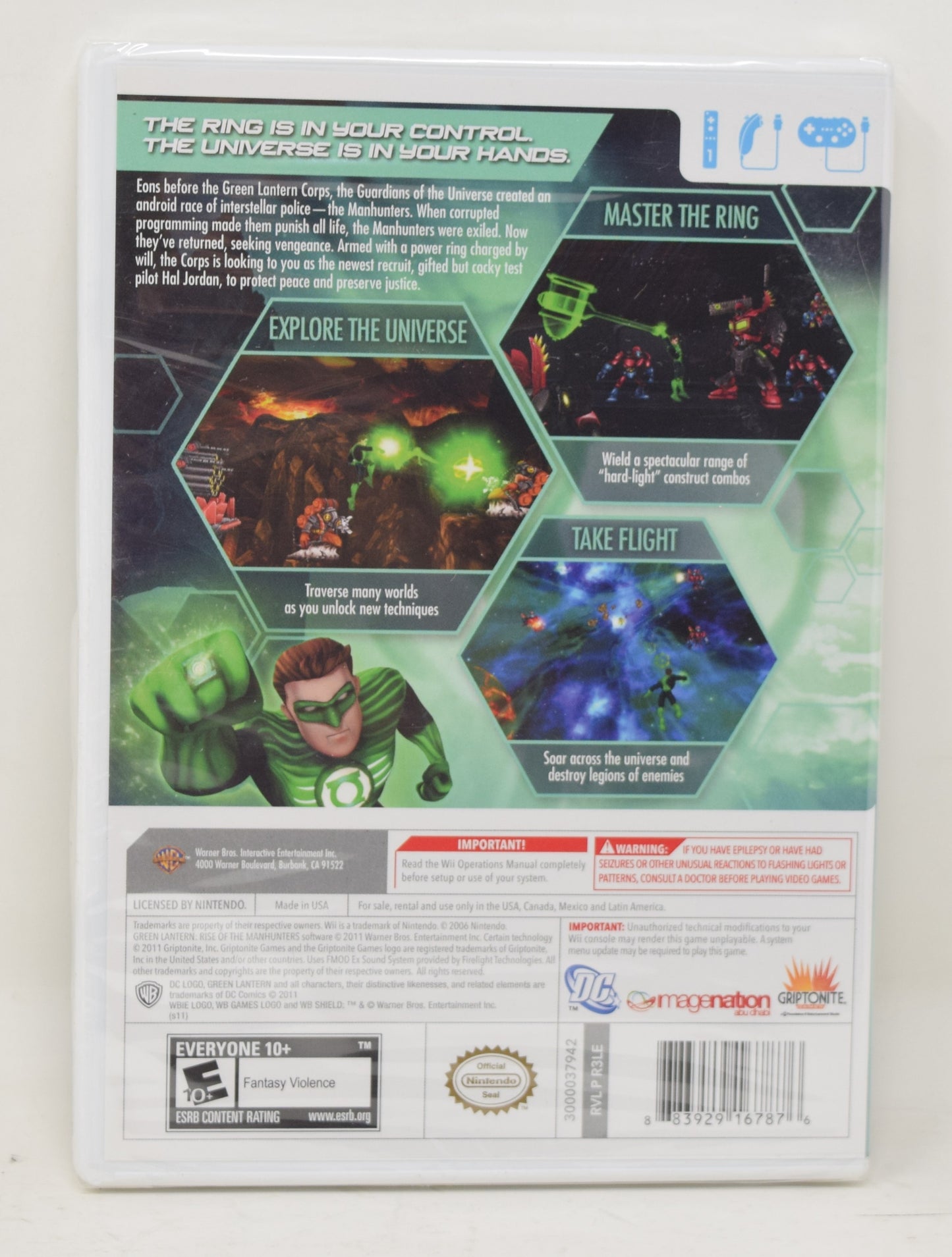Green Lantern Rise of the Manhunters Wii New
