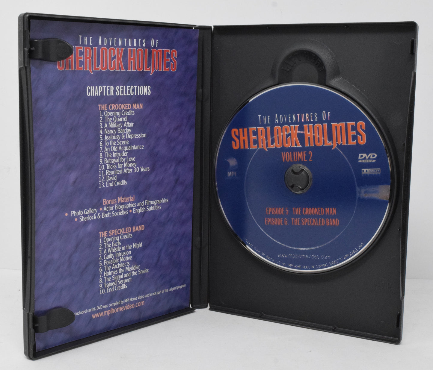 The Adventures of Sherlock Homes DVD Volume Two