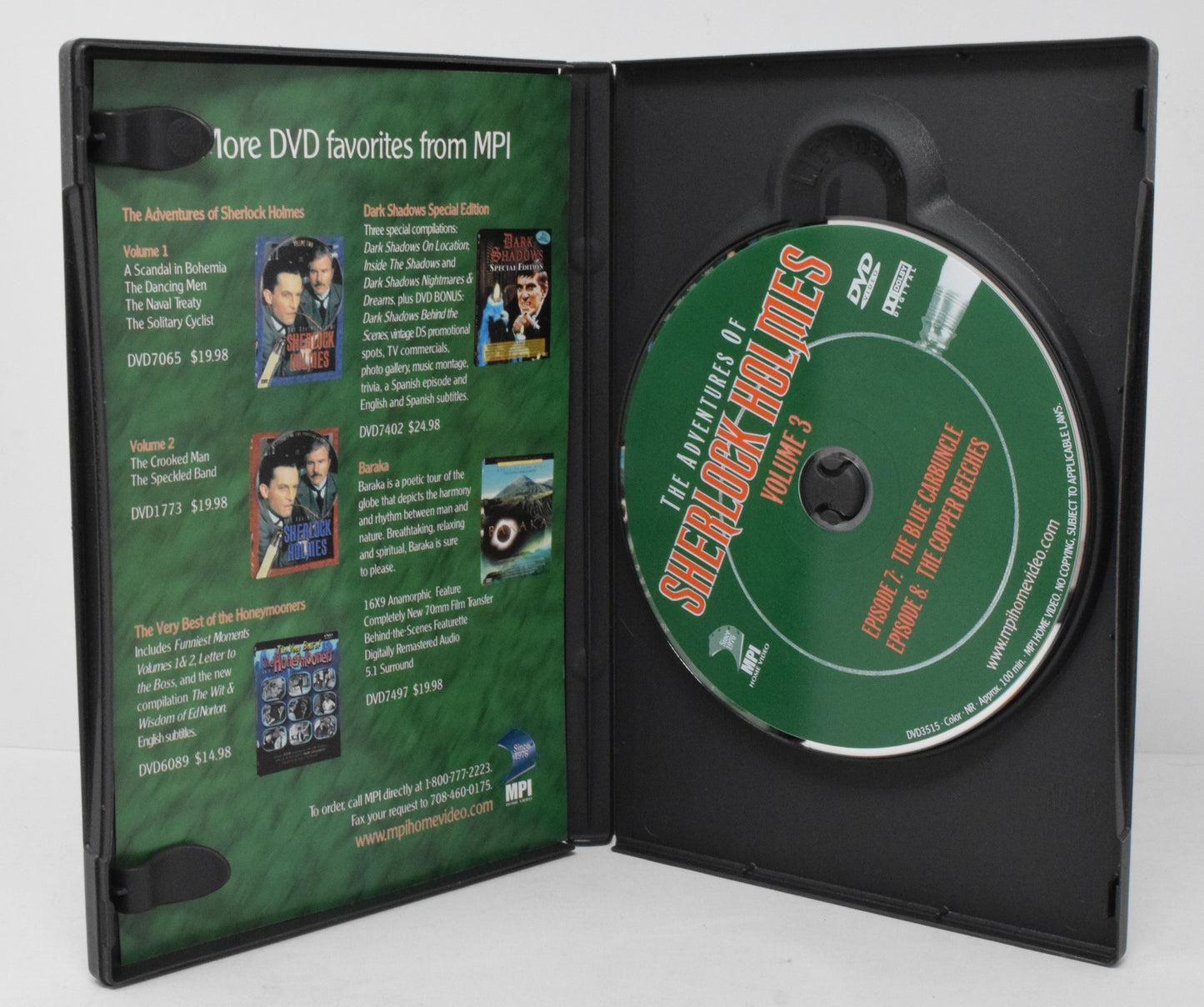 The Adventures of Sherlock Homes DVD Volume Three