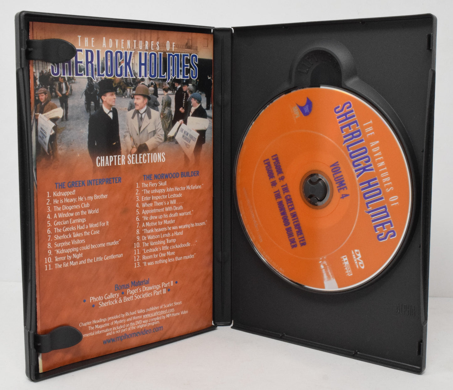 The Adventures of Sherlock Homes DVD Volume Four