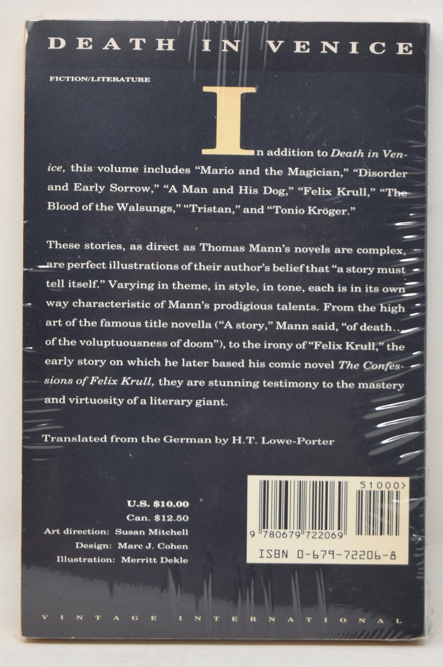 Death in Venice Thomas Mann New - Golden Apple Comics