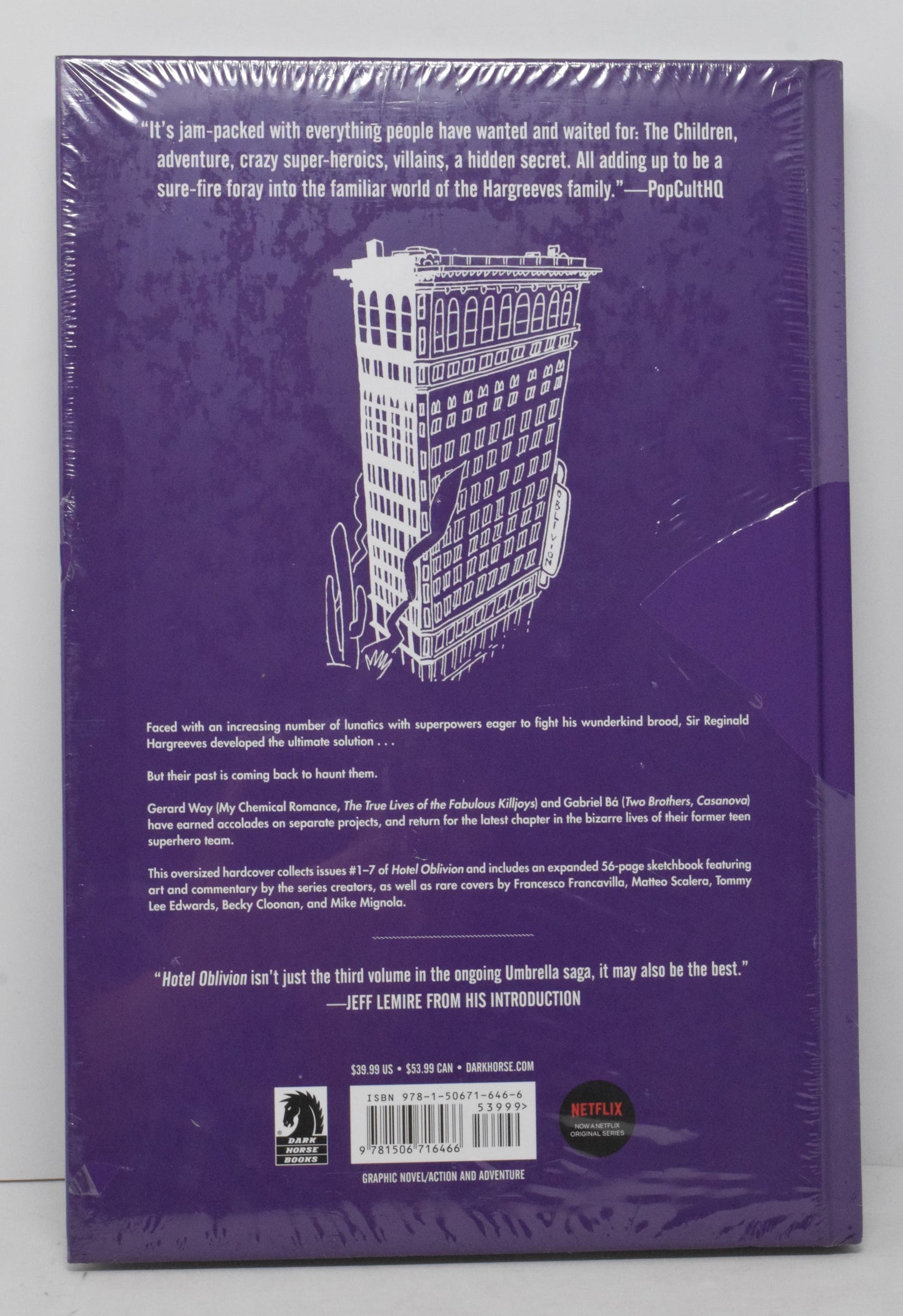 Umbrella Academy Hotel Oblivion Library HC Dark Horse 2020 NM