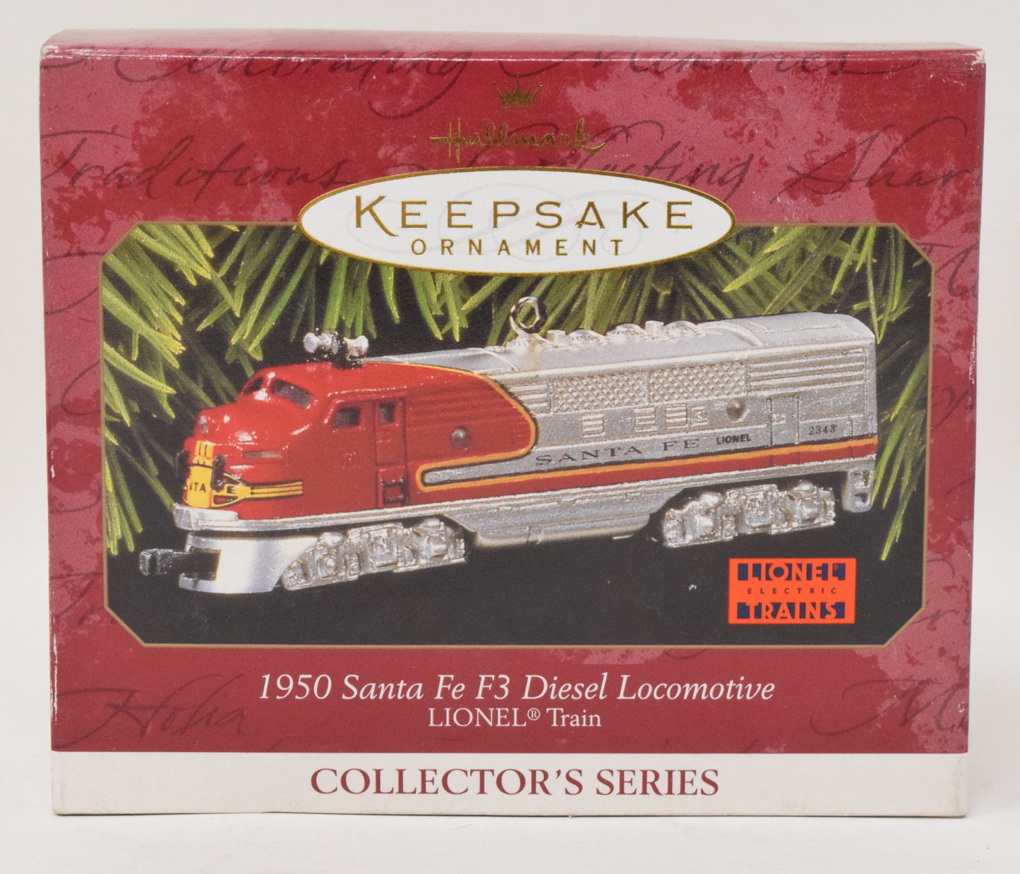 Hallmark Keepsake Lionel 1950 FE F3 Diesel Locomotive Christmas Ornament 1997 NIB