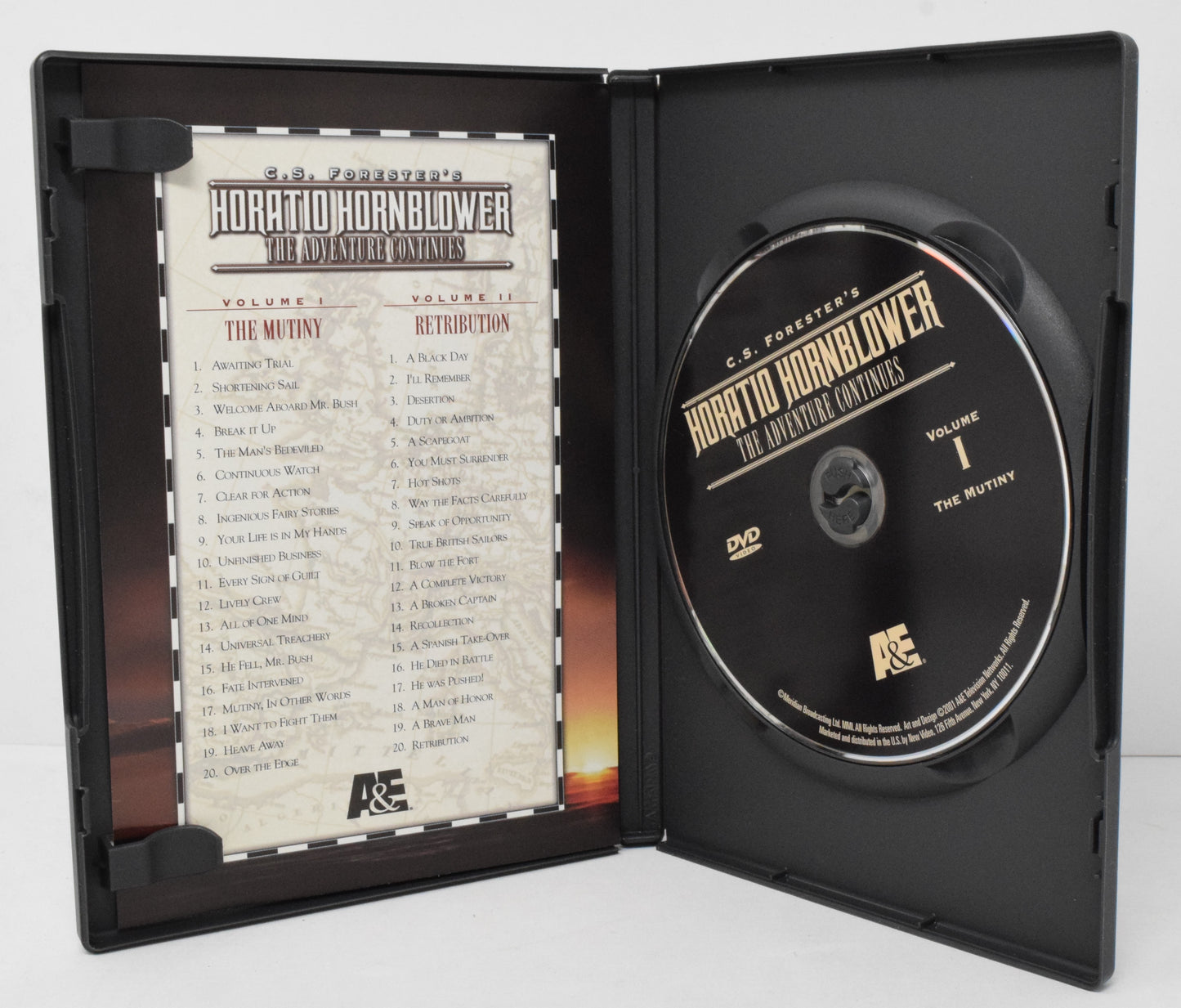 Horatio Hornblower The Adventure Continues DVD A&E