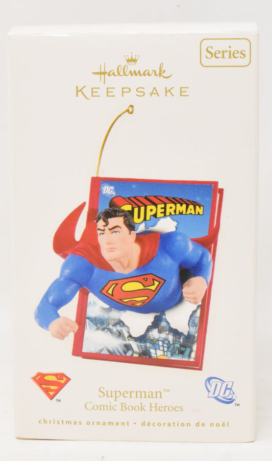 Hallmark Keepsake Superman Comic Book Heroes Christmas Ornament 2008 NIB