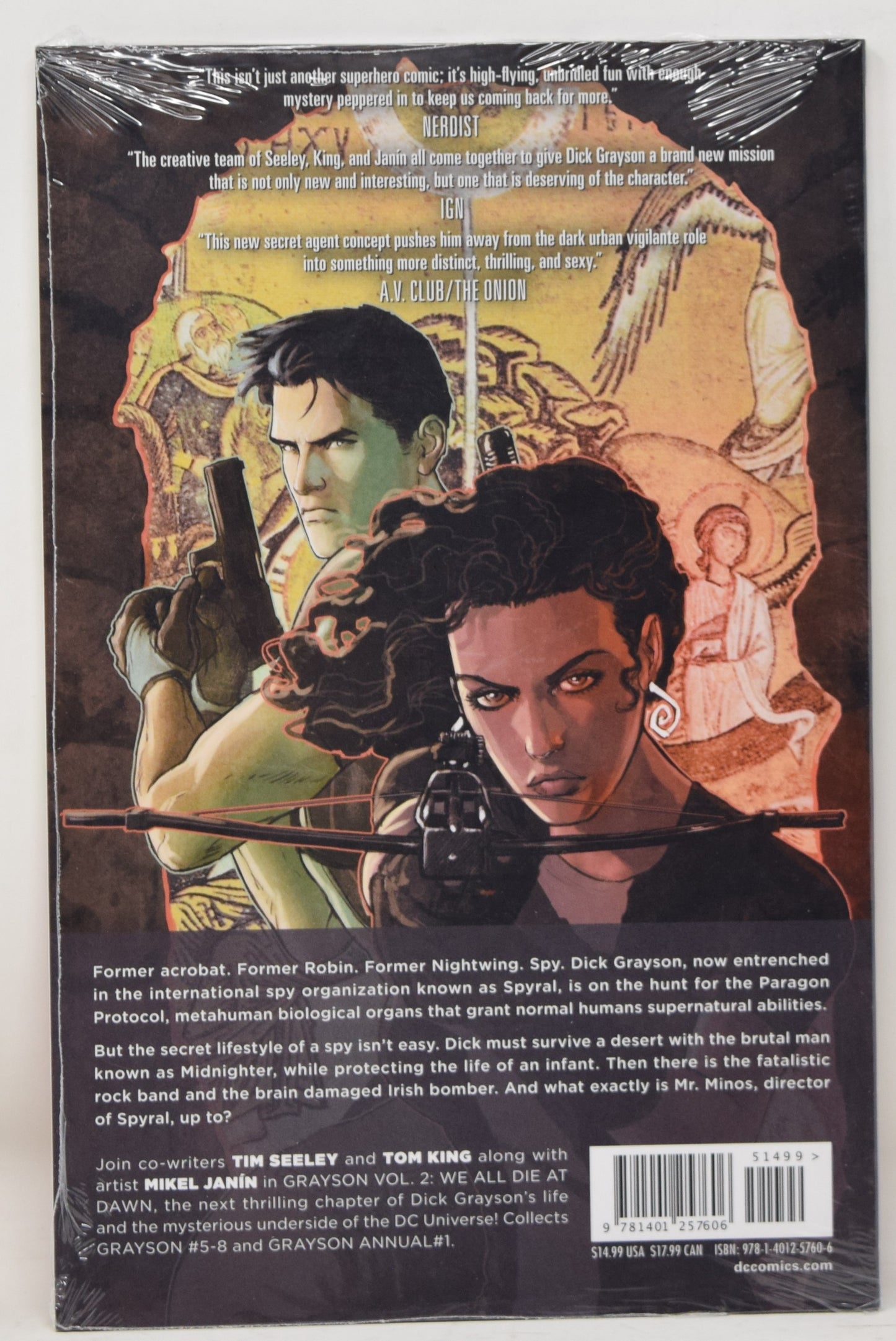 Grayson Vol 2 We All Die At Dawn DC 2016 GN NM New