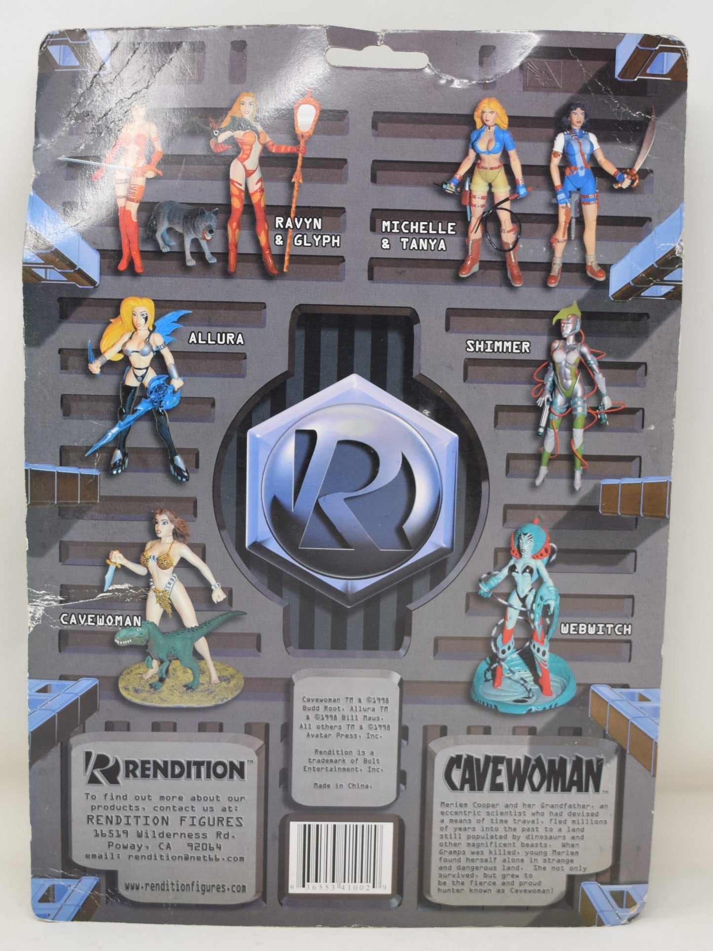 Rendition Cavewoman Gold Variant Action Figure MOC New - Golden Apple Comics