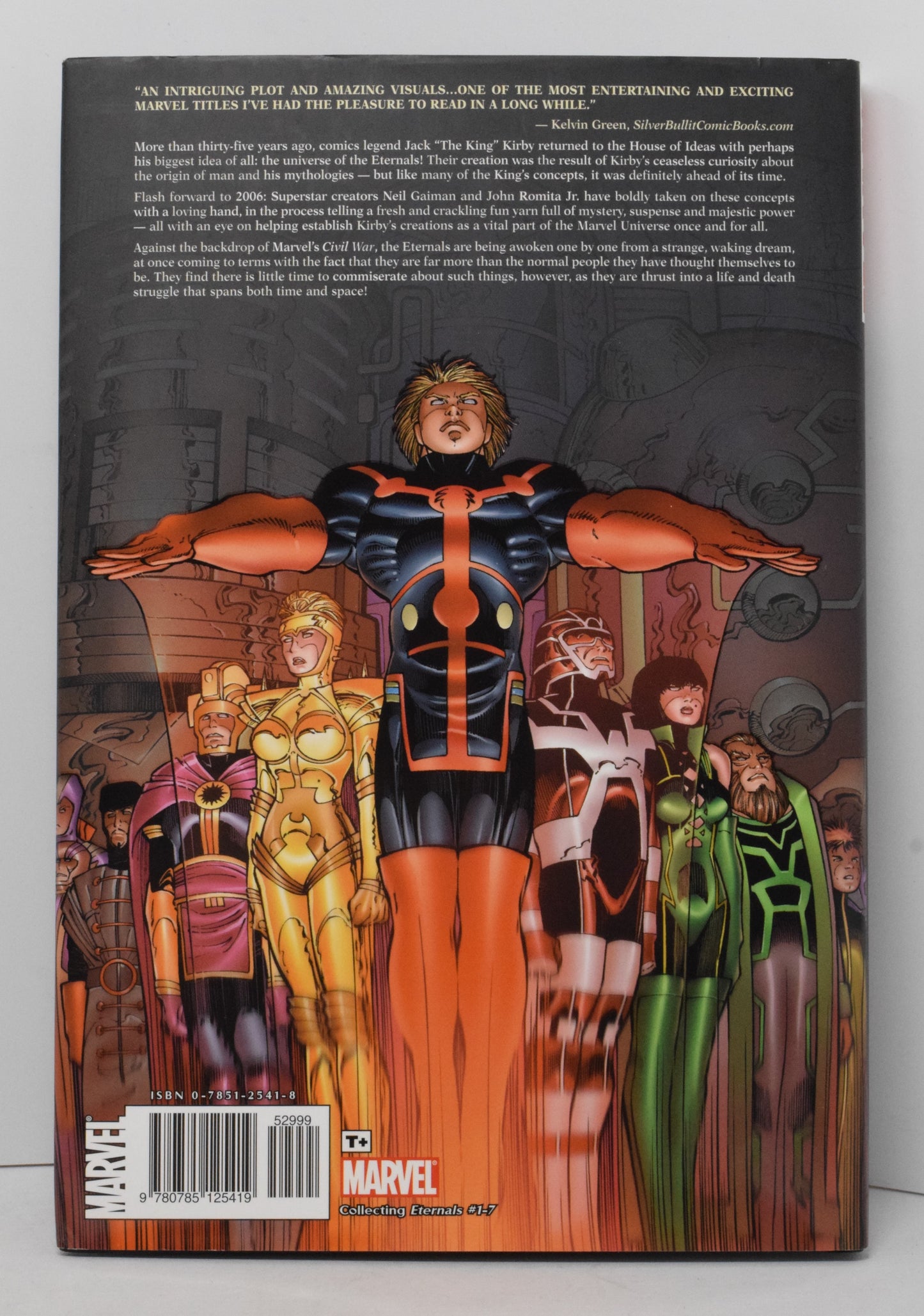 Eternals HC Marvel 2007 VF NM Neil Gaiman John Romita 1st Print - Golden Apple Comics
